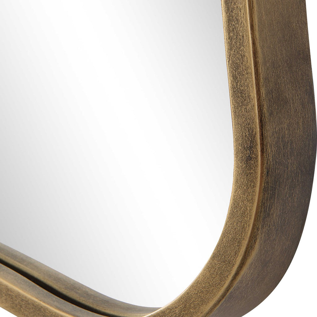 Pavia Vanity Mirror in Antique Gold - The Well Appointed House