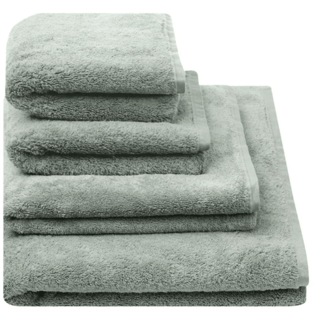 100% Organic Cotton Antique Jade Loweswater Towels - Bath Towels - The Well Appointed House