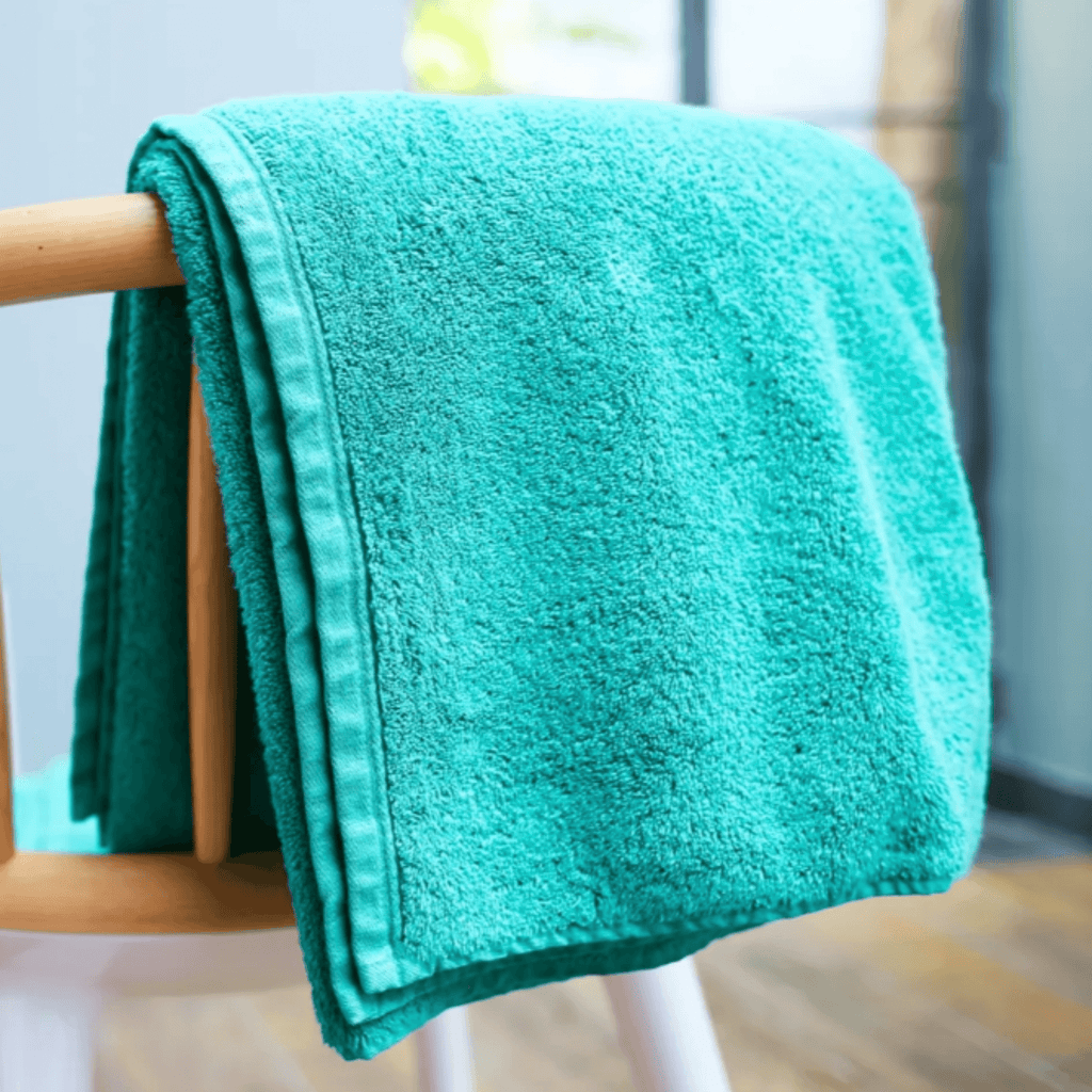 100% Organic Cotton Viridian Green Loweswater Towels - Bath Towels - The Well Appointed House