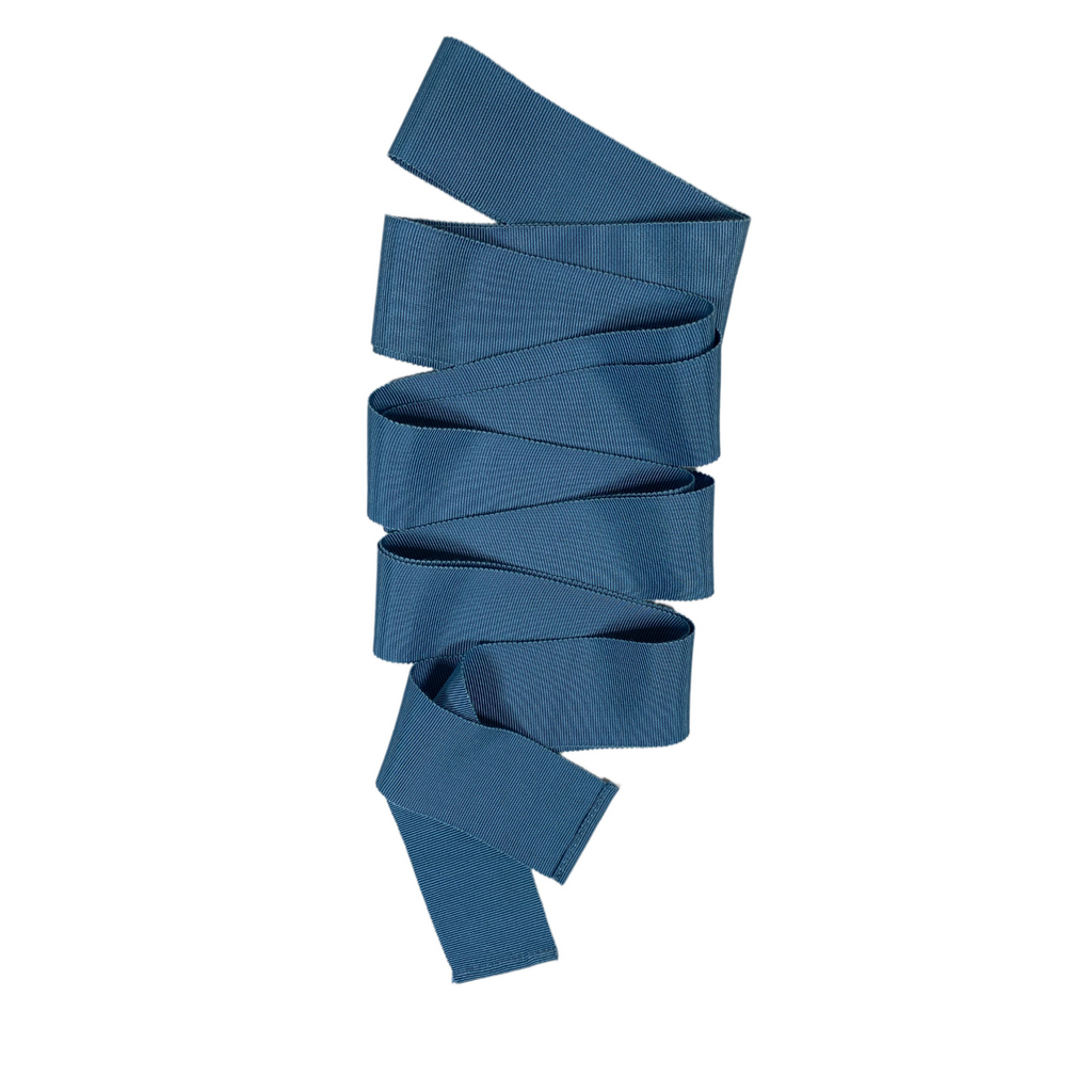 French Blue Millinery Grosgrain Ribbon - Long- The Well Appointed House
