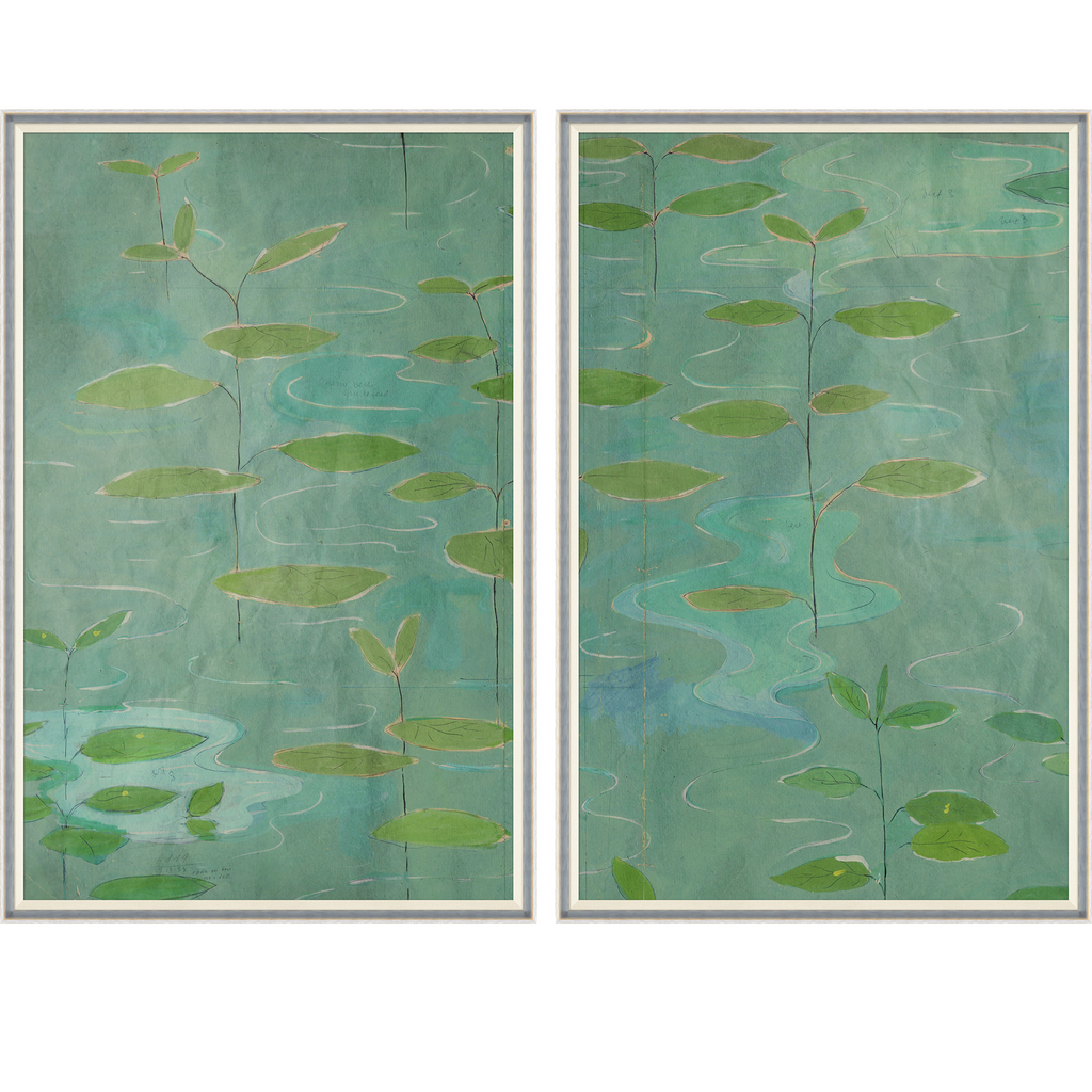 Paule Marrot Lilies Diptych (Var. 2)- The Well Appointed House