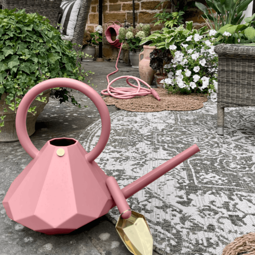 2 Gallon Rusty Rose Watering Can - Garden Tools & Accessories - The Well Appointed House