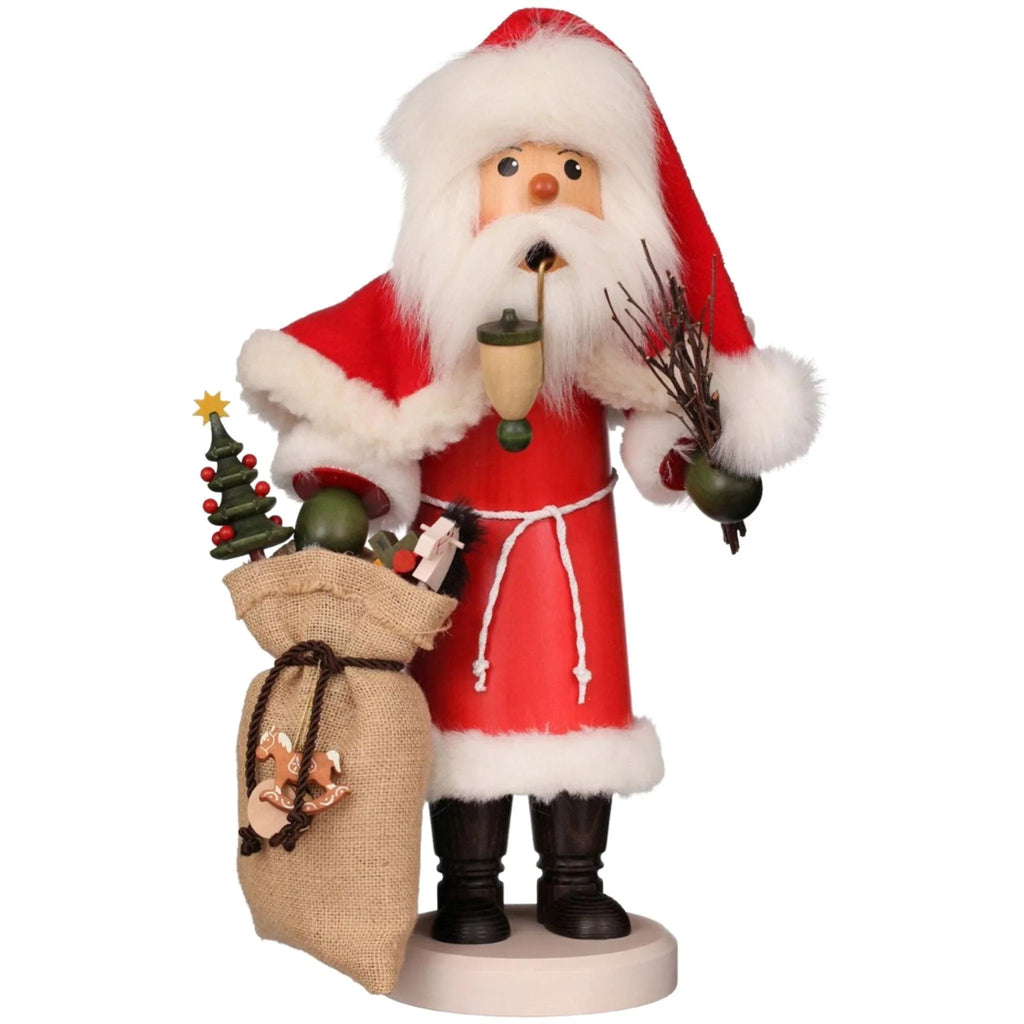 20" Christian Ulbricht Santa With Sack Incense Burner Christmas Decoration - Christmas Decor - The Well Appointed House