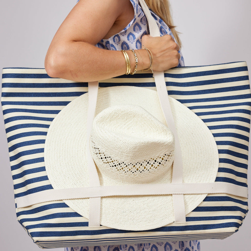 Sunhat Sized Traveler Tote - The Well Appointed House