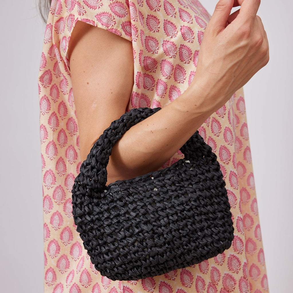 Micro Slouch Bag- Black - The Well Appointed House