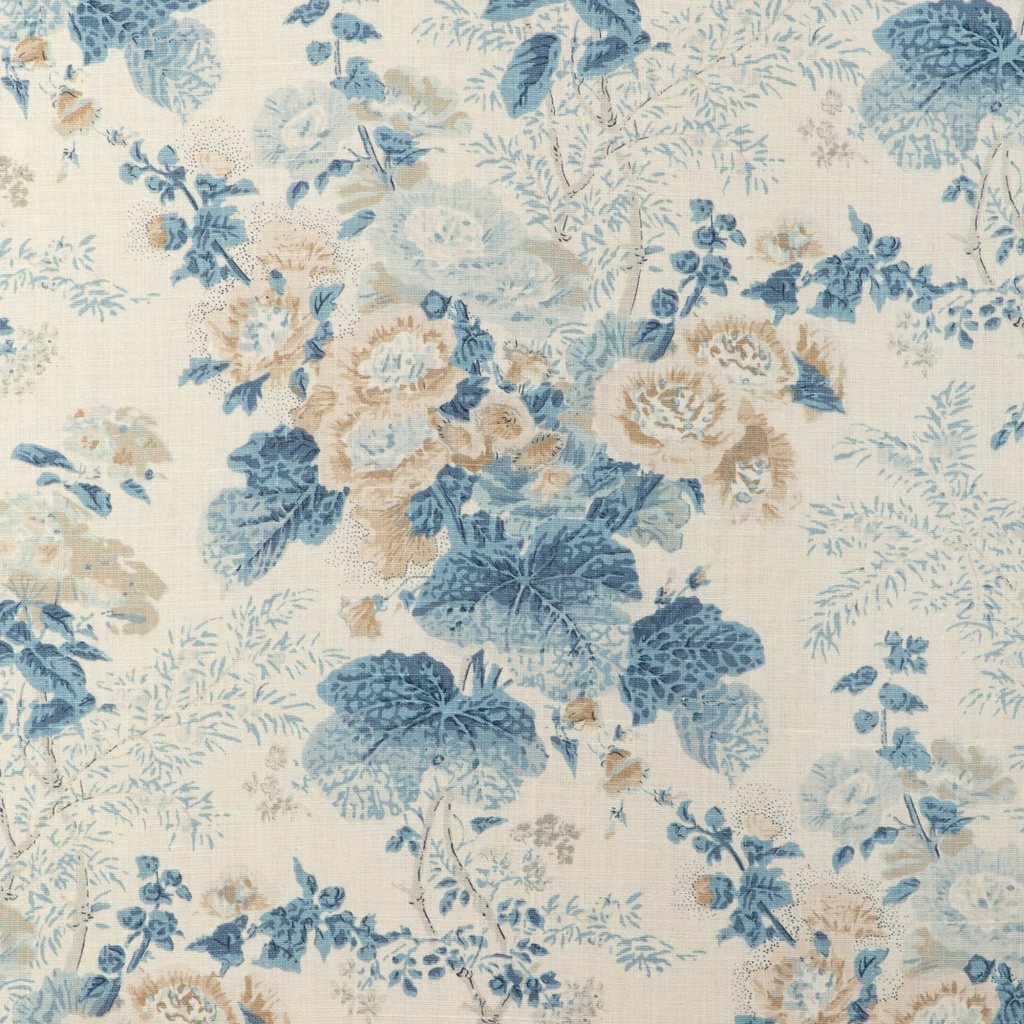 Lee Jofa Althea Linen Print Decorative Fabric - The Well Appointed House