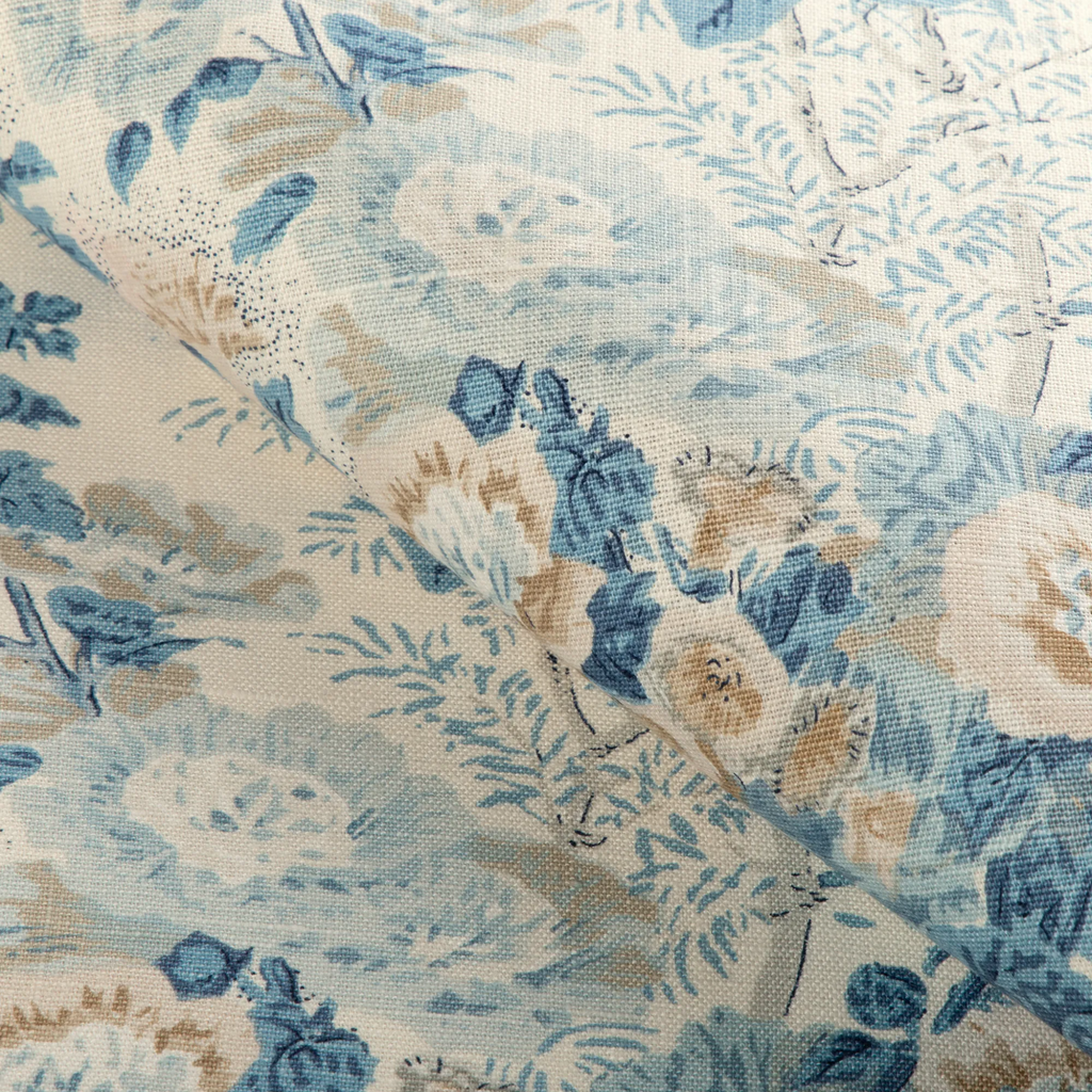 Lee Jofa Althea Linen Print Decorative Fabric - The Well Appointed House