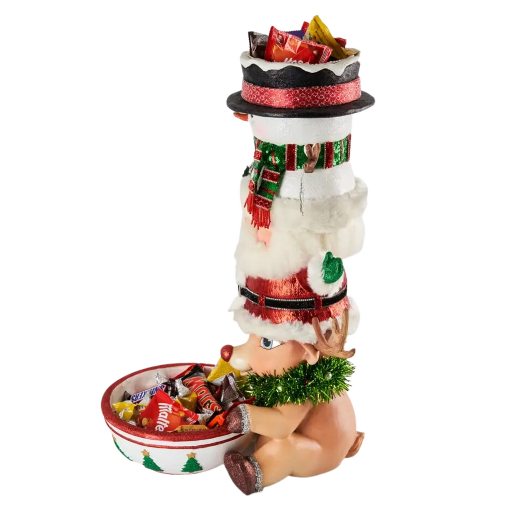Merry Kitschmas Stacked Bowls Christmas Decoration - The Well Appointed House