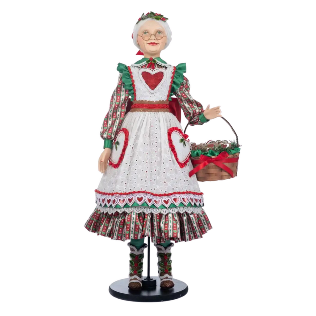 32" Mama Maple Nutmeg Doll Christmas Decoration - The Well Appointed House
