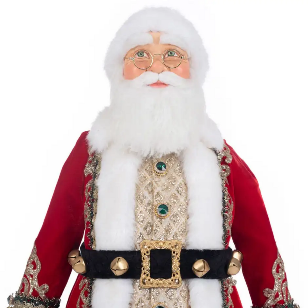 32" Saint Nicolas North Santa Doll Christmas Decoration - The Well Appointed House