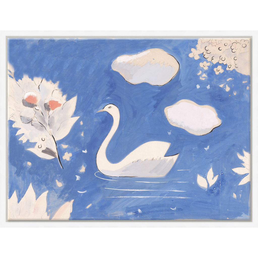 Paule Marrot Swan in Lake (Var. 2)- The Well Appointed House