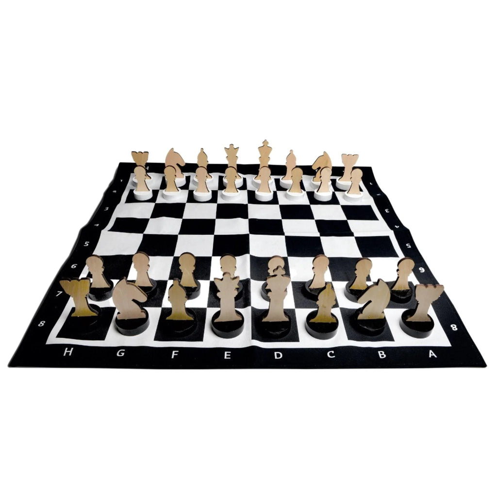 32 Piece Wooden Chess Set For Kids - Games & Recreation - The Well Appointed House