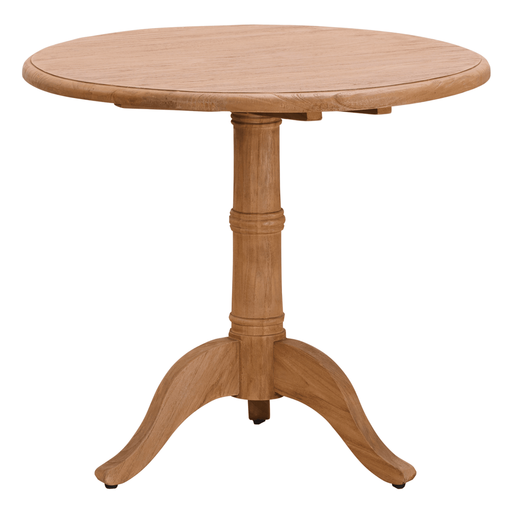 32" Round Teak Dining Table - Dining Tables - The Well Appointed House