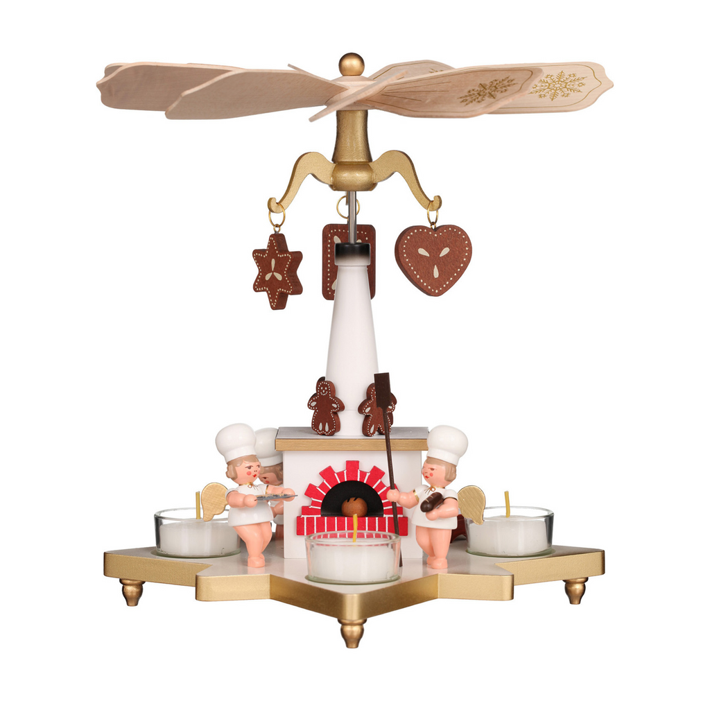 Christian Ulbricht Pyramid Candle Holder Angel Kitchen Christmas Decoration - The Well Appointed House