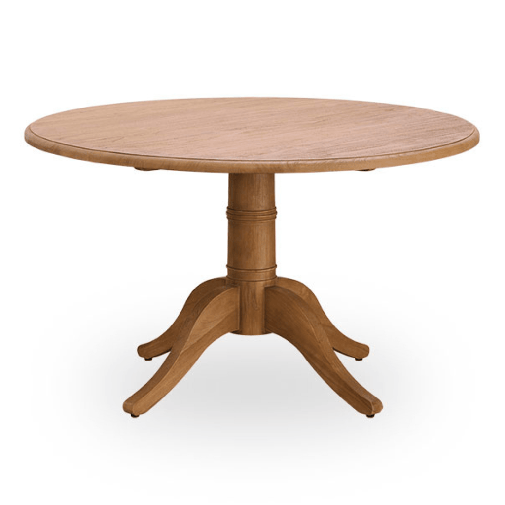 47" Round Teak Dining Table - Dining Tables - The Well Appointed House