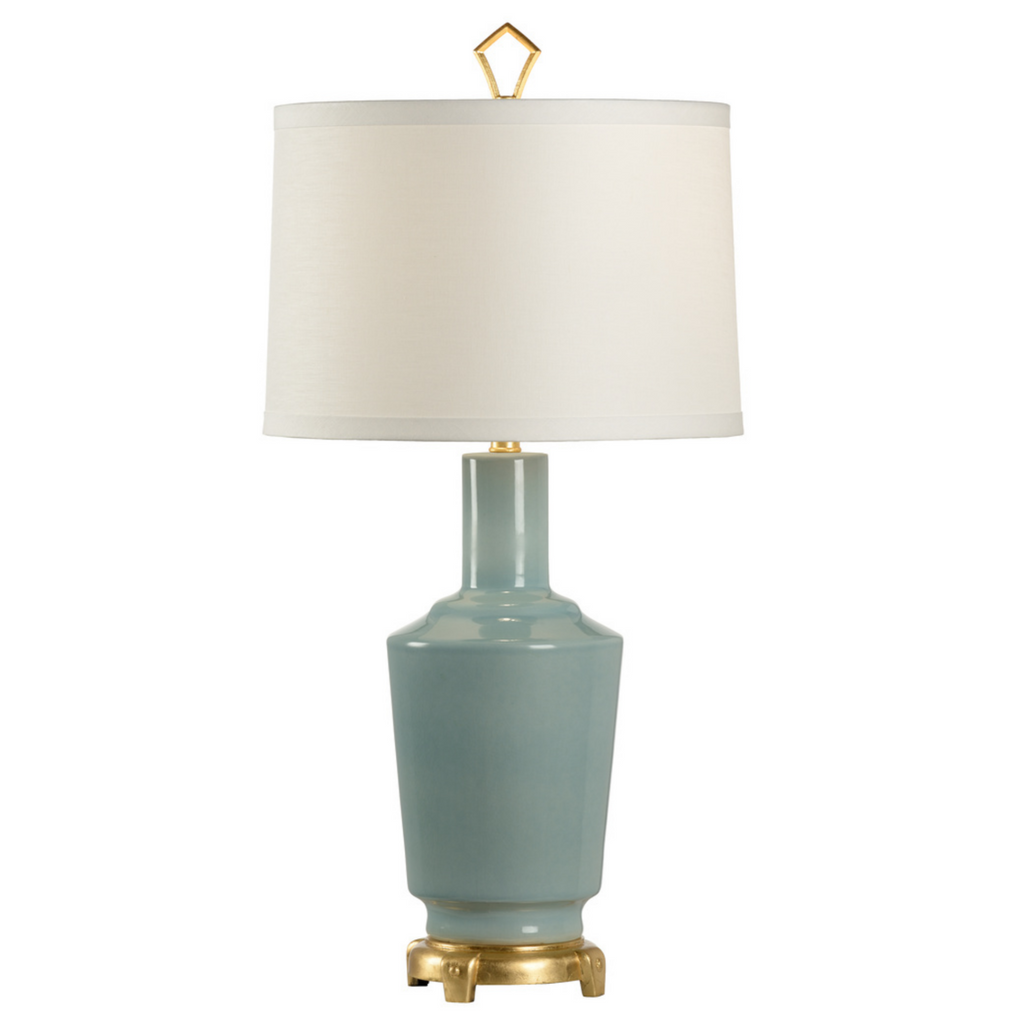 Emma Sea Mist Table Lamp - The Well Appointed House