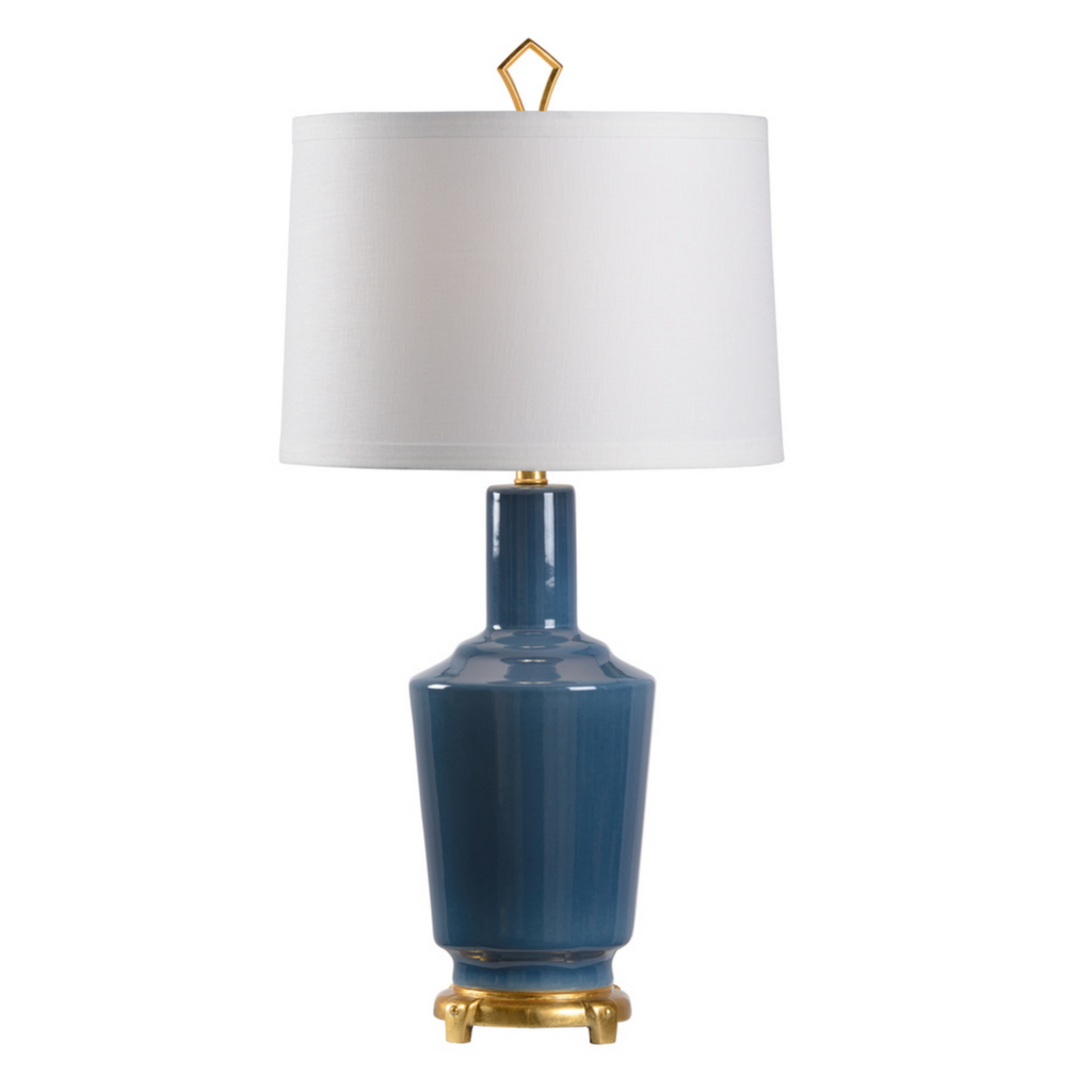 Emma Turkish Blue Table Lamp - The Well Appointed House