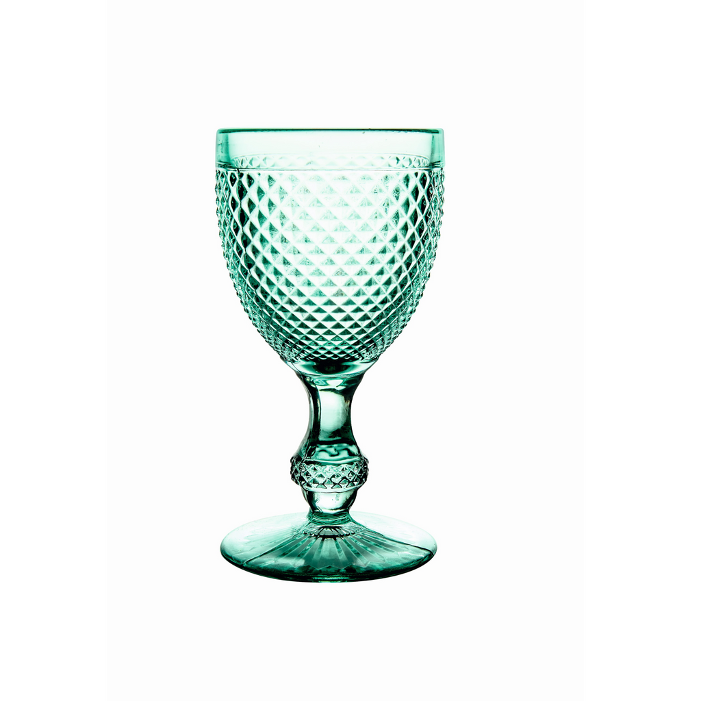 Set of Four Bicos Verde Water Goblets - The Well Appointed House