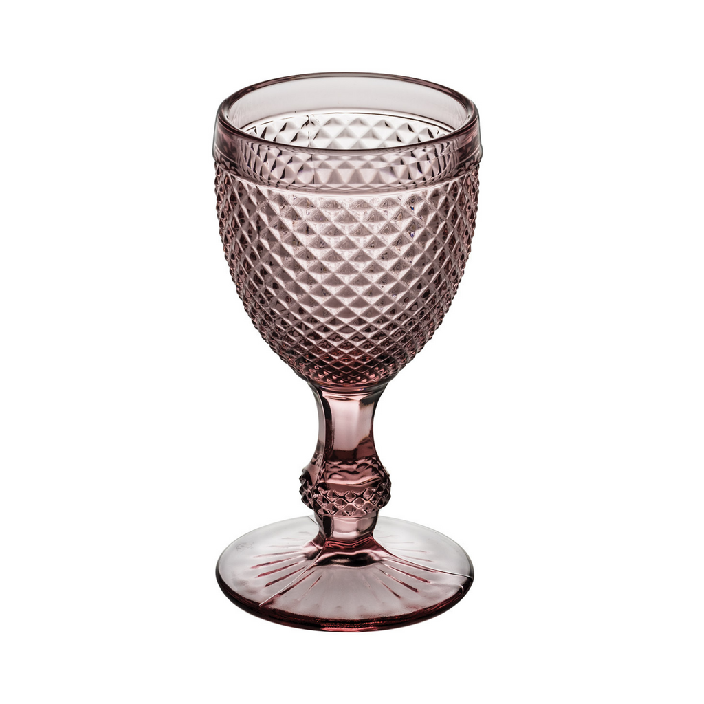 Set of Four Bicos Rosa Water Goblets - The Well Appointed House