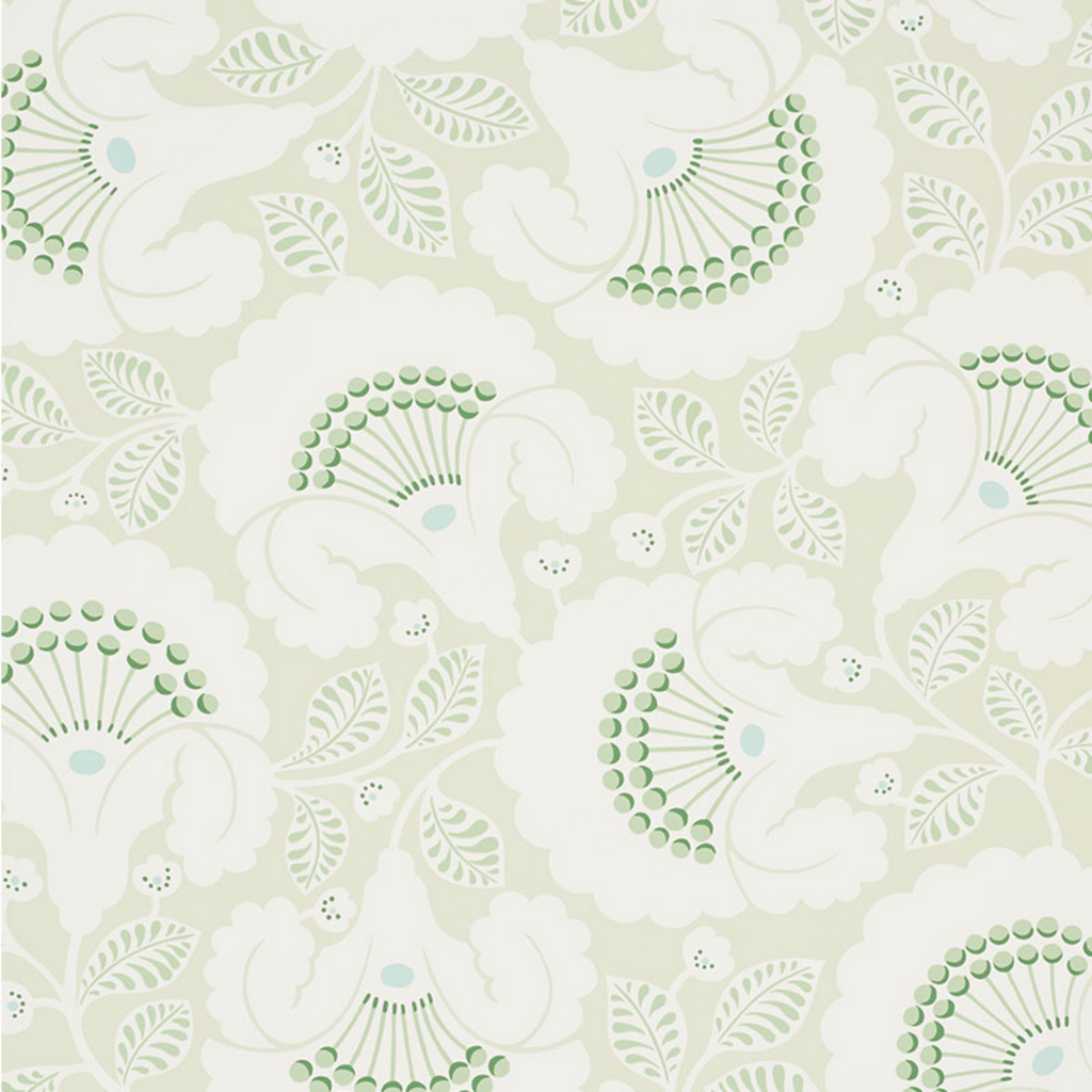 Jackie Leaf Wallpaper - The Well Appointed House