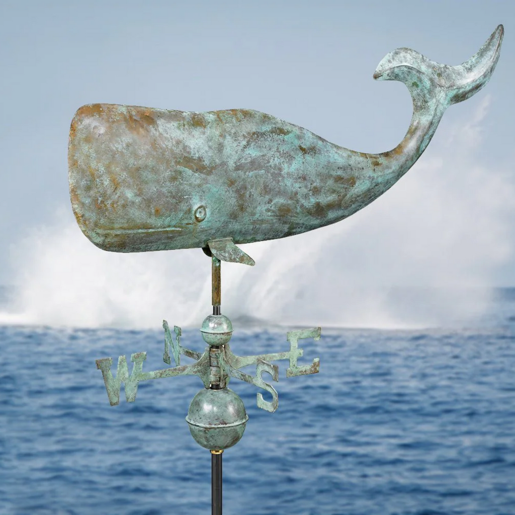 Large 37" Whale Weathervane - The Well Appointed House