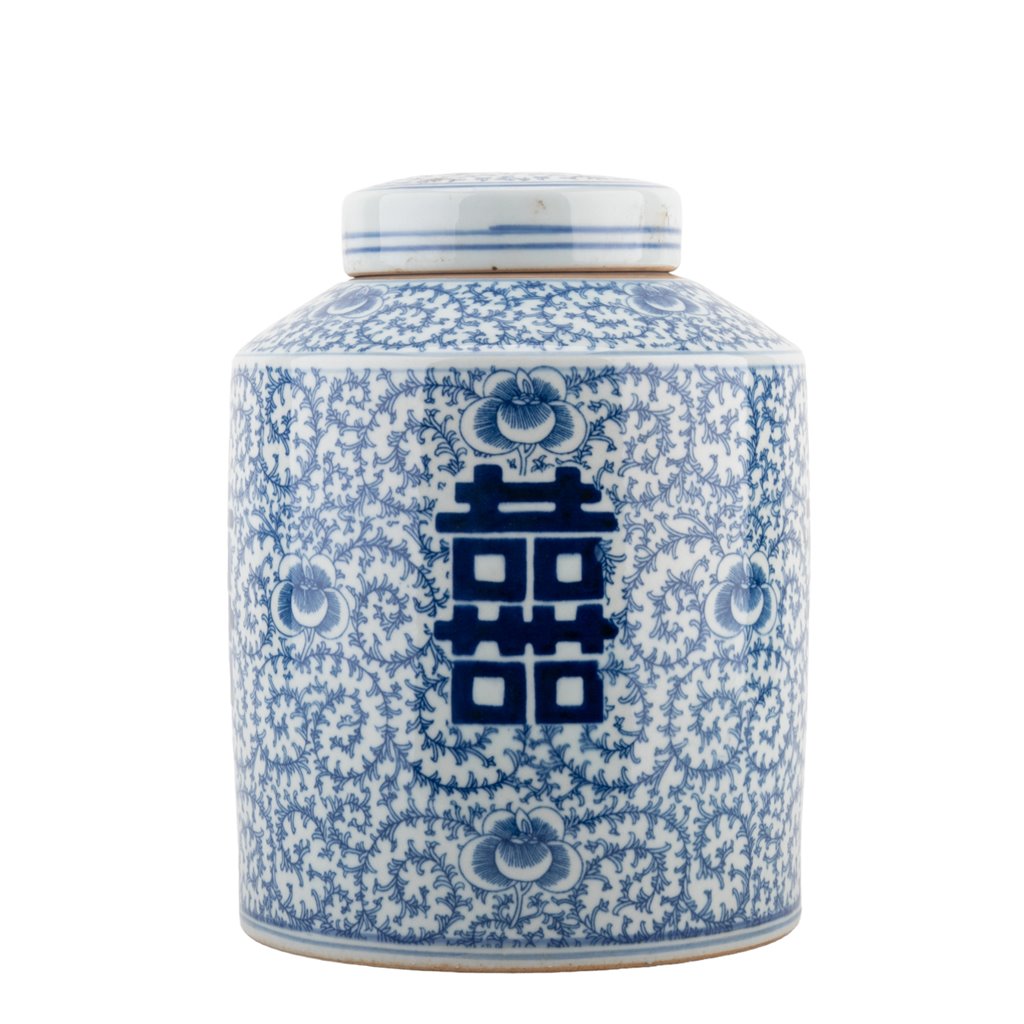 Porcelain Blue & White Petite Jar - The Well Appointed House