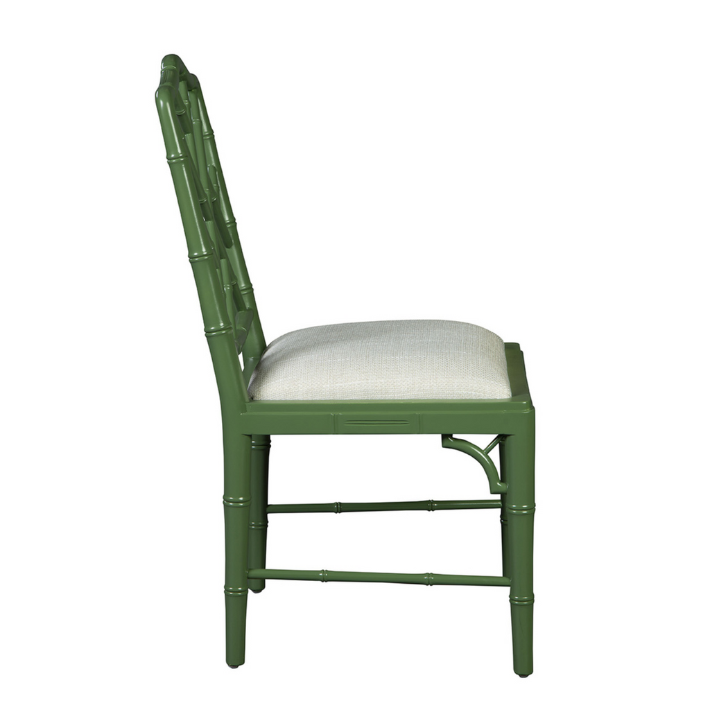 Set of Two Green Sawyer Side Chairs - The Well Appointed House