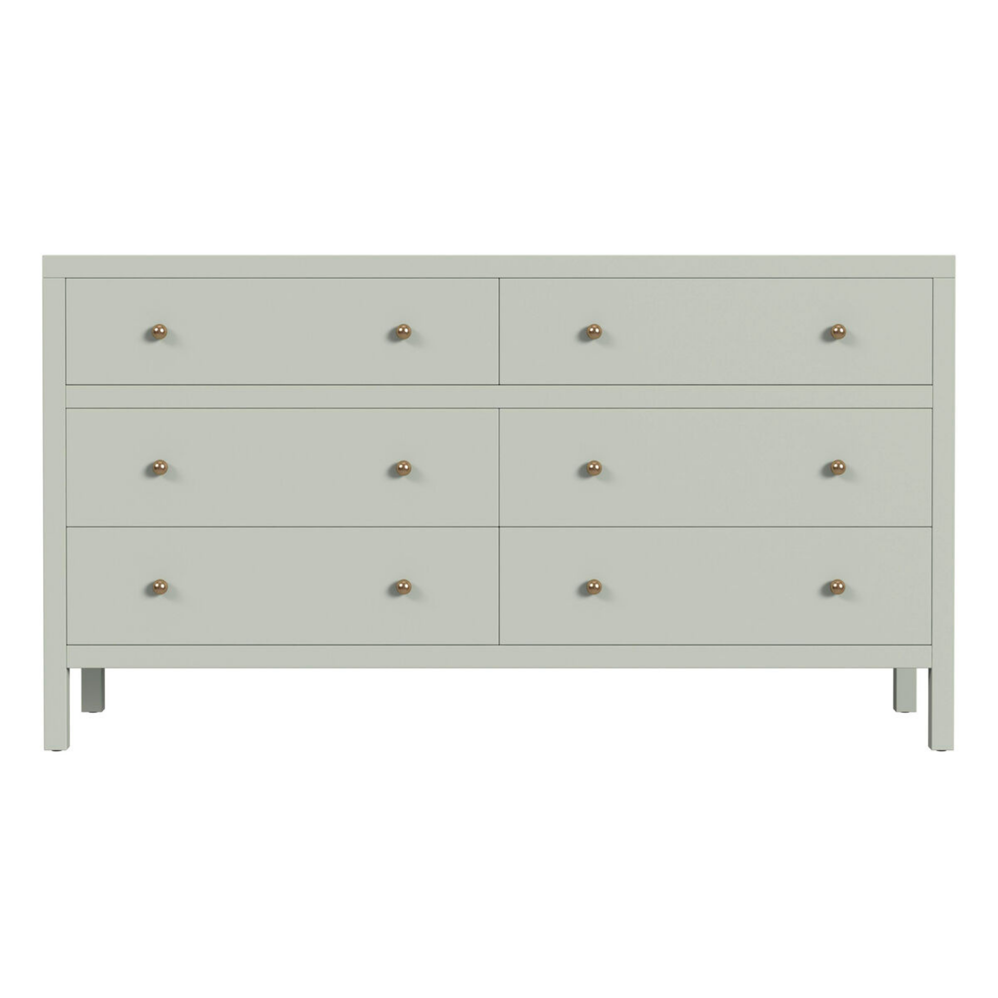 Nora Six Drawer Dresser in Sage Green The Well Appointed House Nora Six Drawer Dresser in Sage Green The Well Appointed House