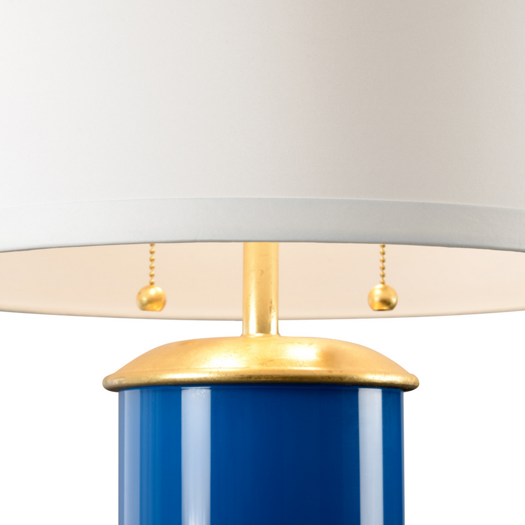 Naples Blue Savannah Table Lamp - The Well Appointed House