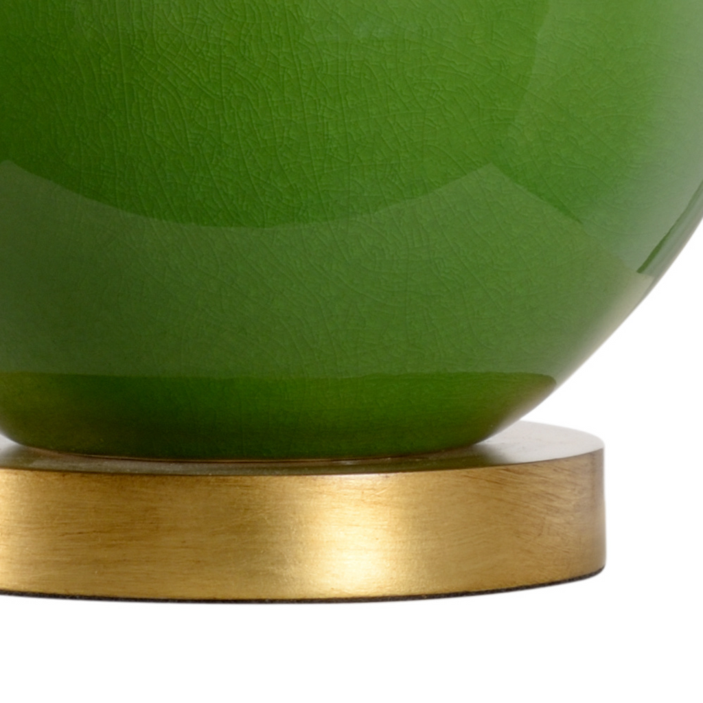 Apple Green Gourd Table Lamp