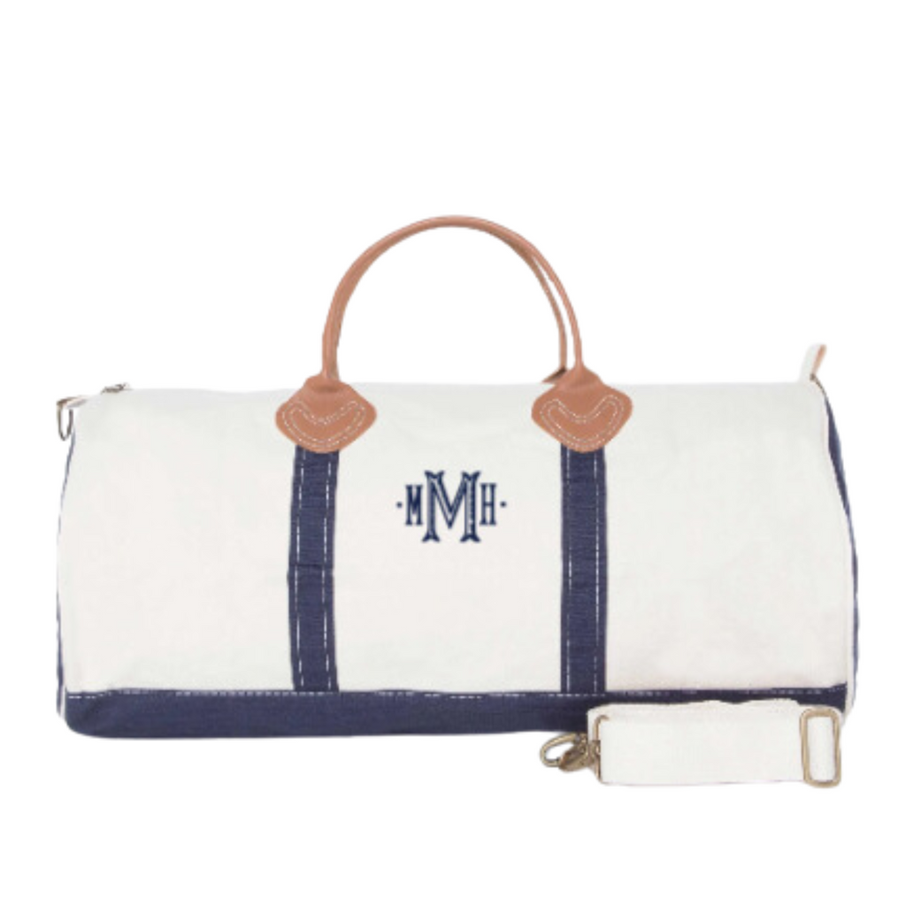 Round Duffel in Navy - THE WELL APPOINTED HOUSE