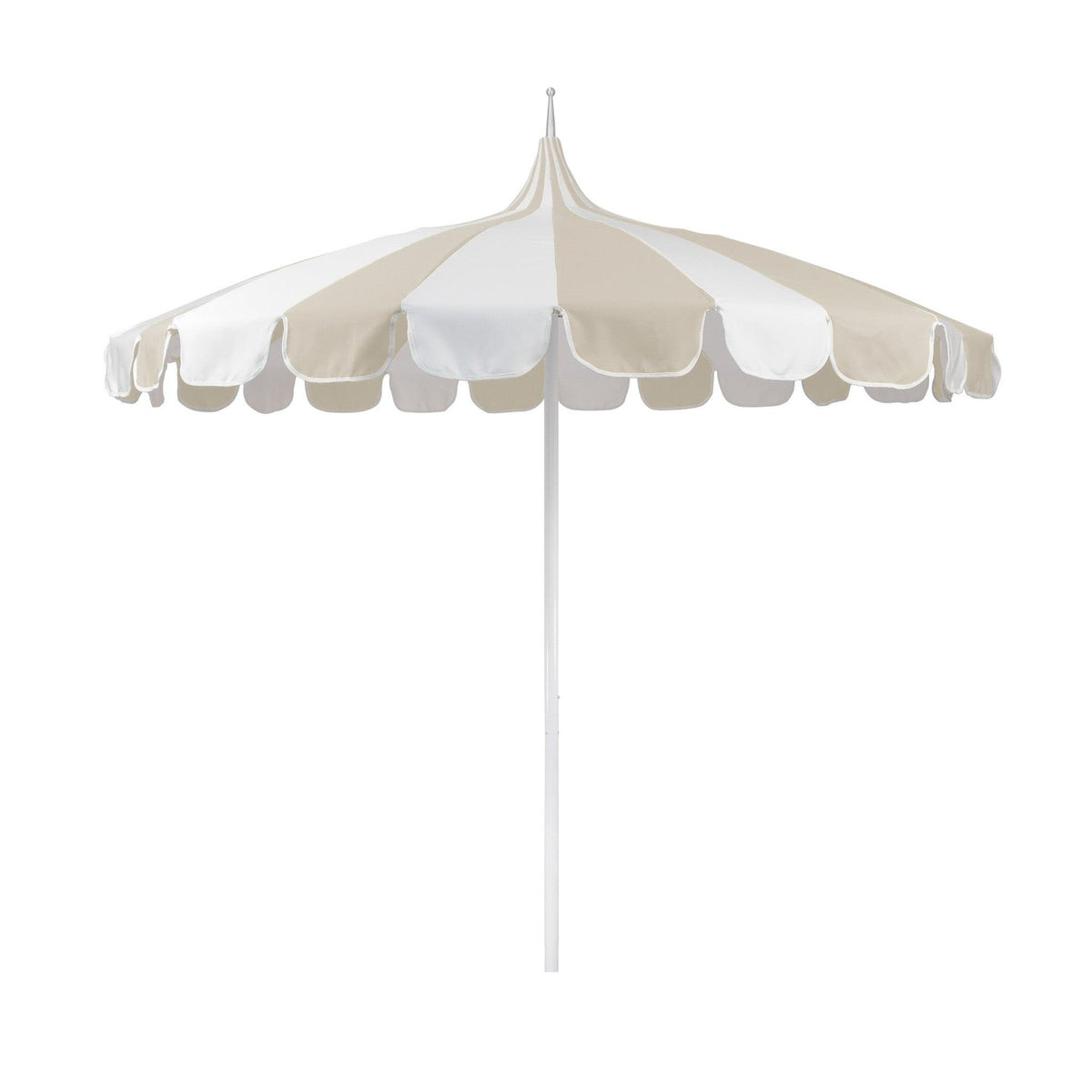 8.5' Pagoda Style Outdoor Umbrella in Antique Beige – The Well Appointed House