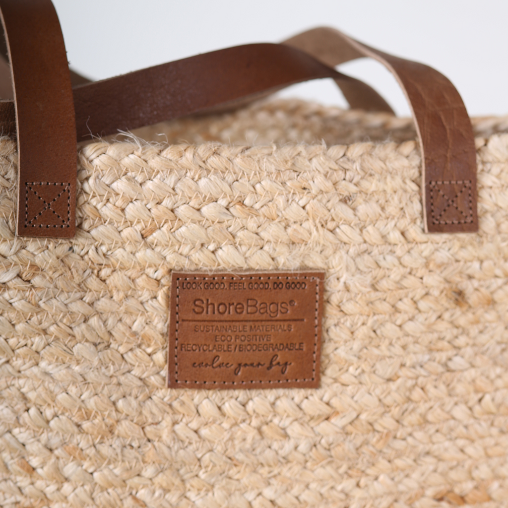 Jute Grass Natural Tote - THE WELL APPOINTED HOUSE