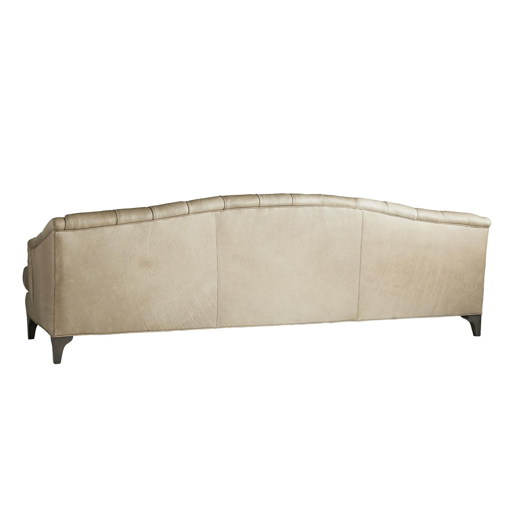 Klein Sofa in Mushroom Leather Grey Ash - The Well Appointed House