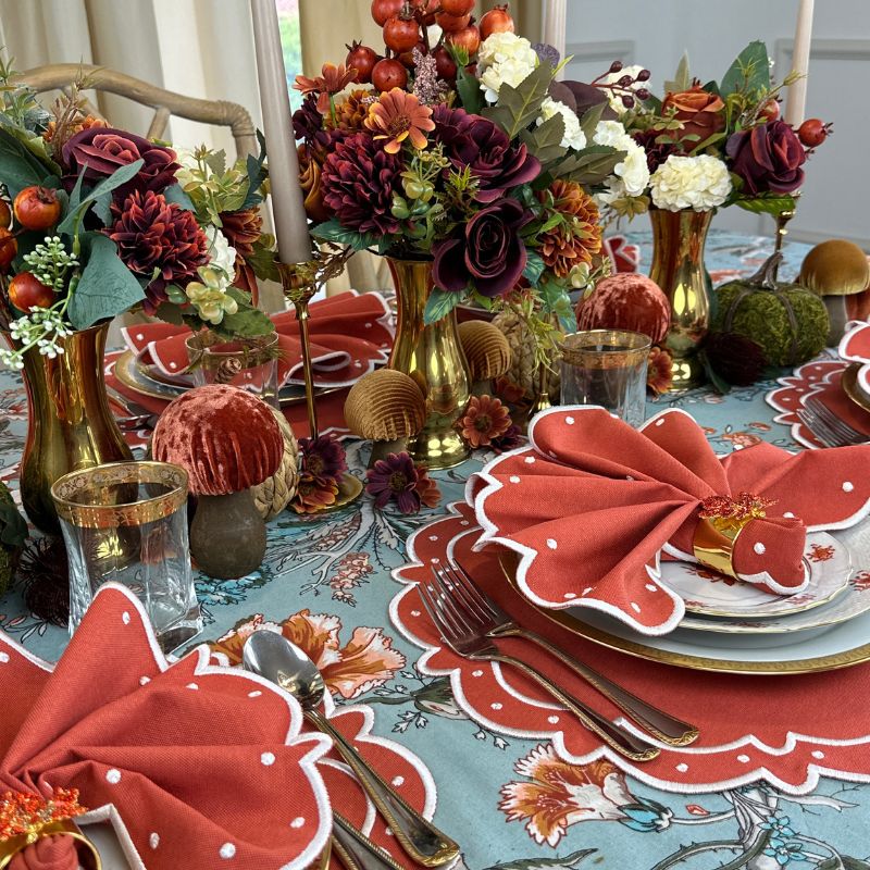 Autumn Blooms Tablecloth - Well Appointed House