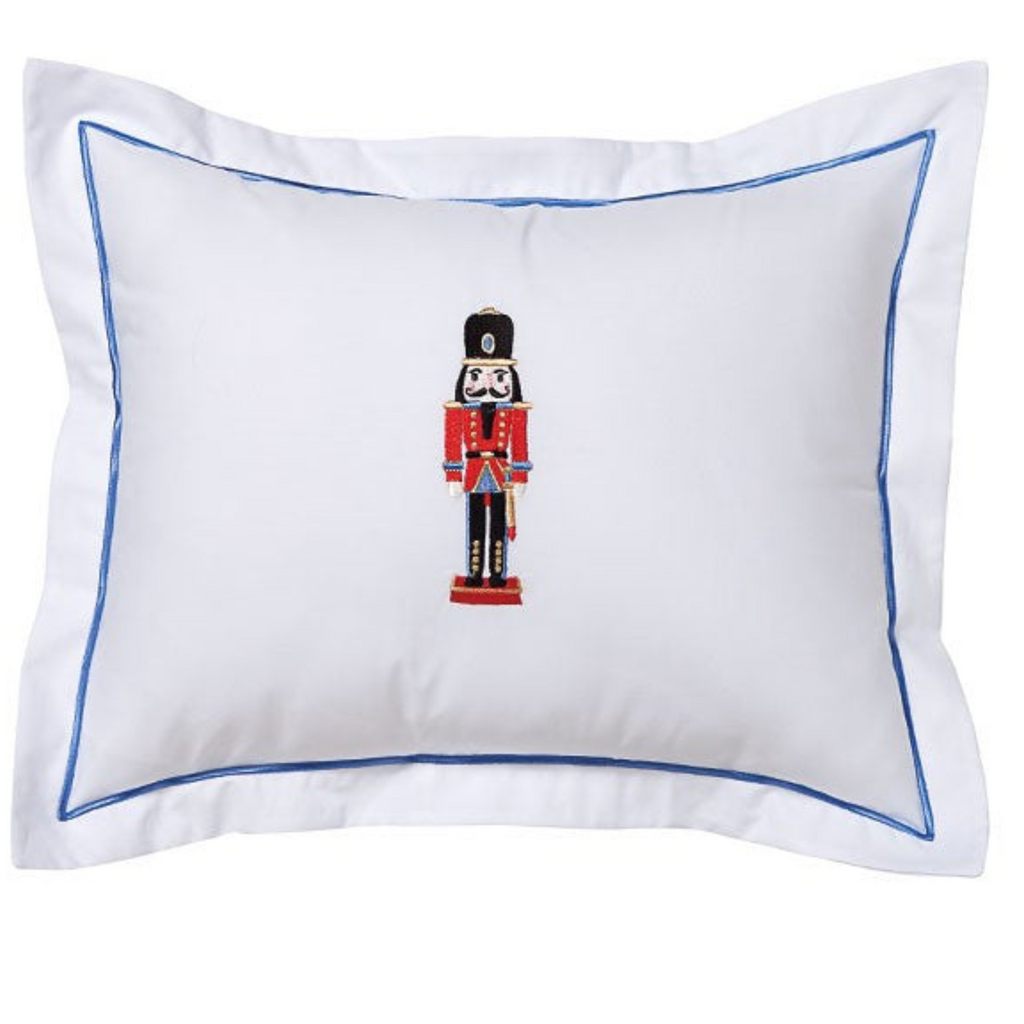 Baby Boudoir Pillow Cover with Nutcracker - The Well Appointed House