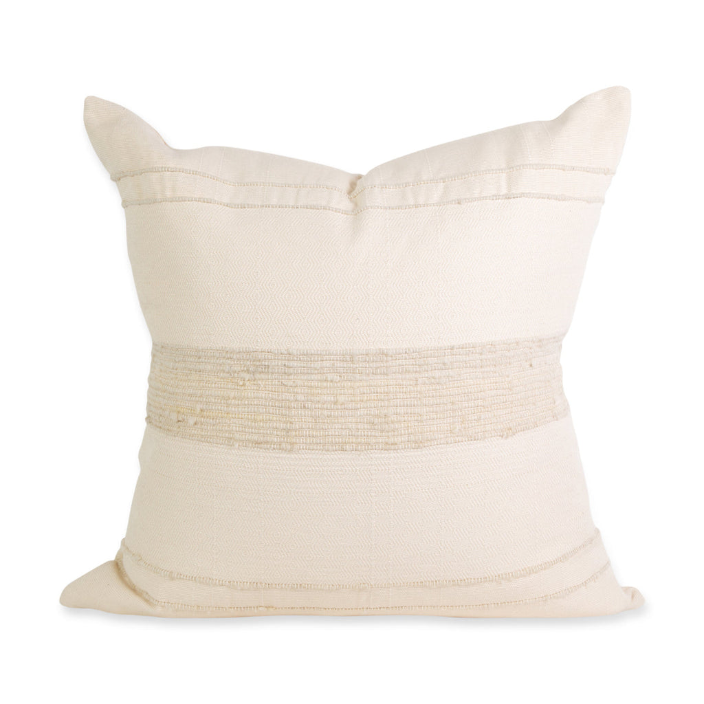 Bogota Pillow in Ivory - THE WELL APPOINTED HOUSE