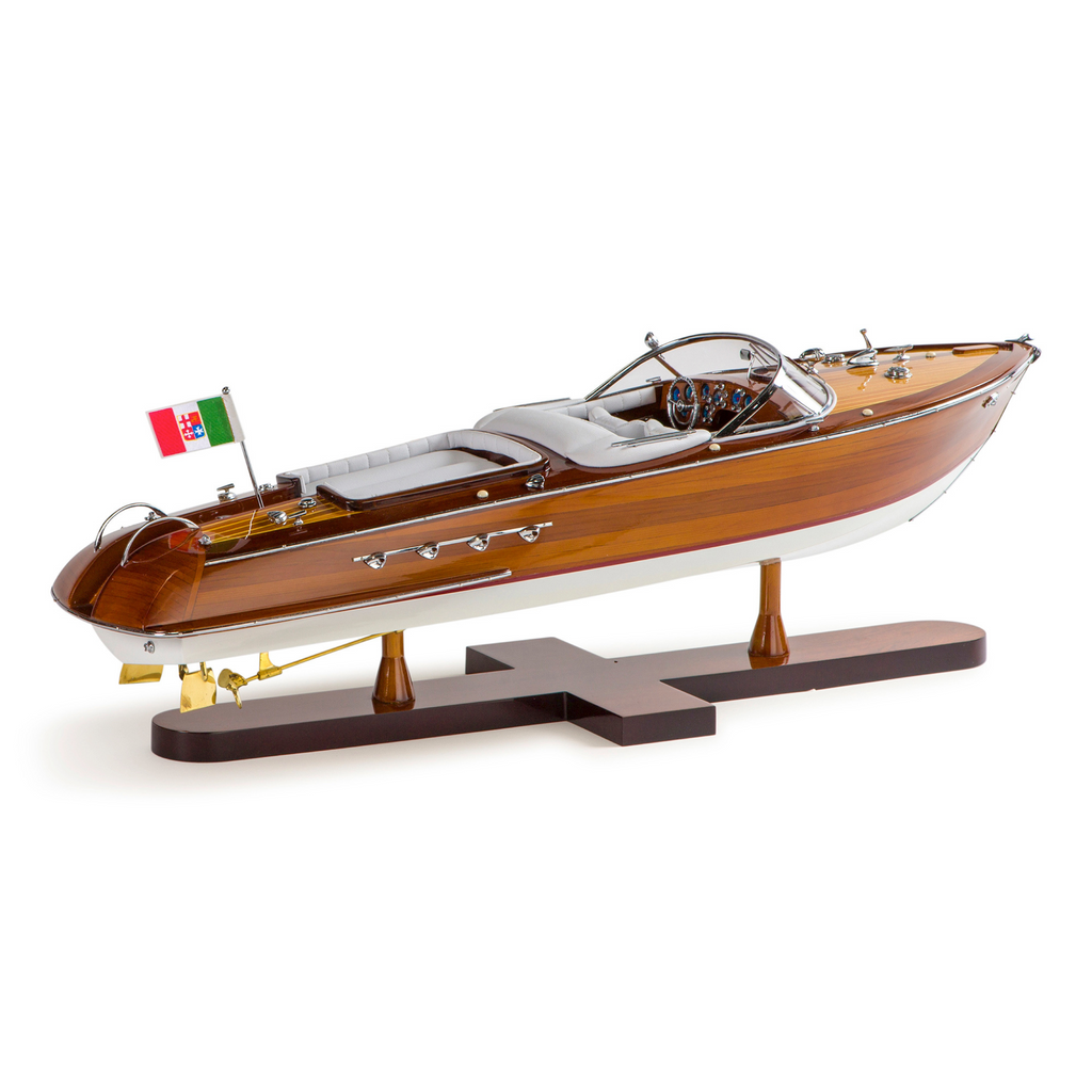 Aquarama Mahogany Boat Model - Gifts for Him - The Well Appointed House