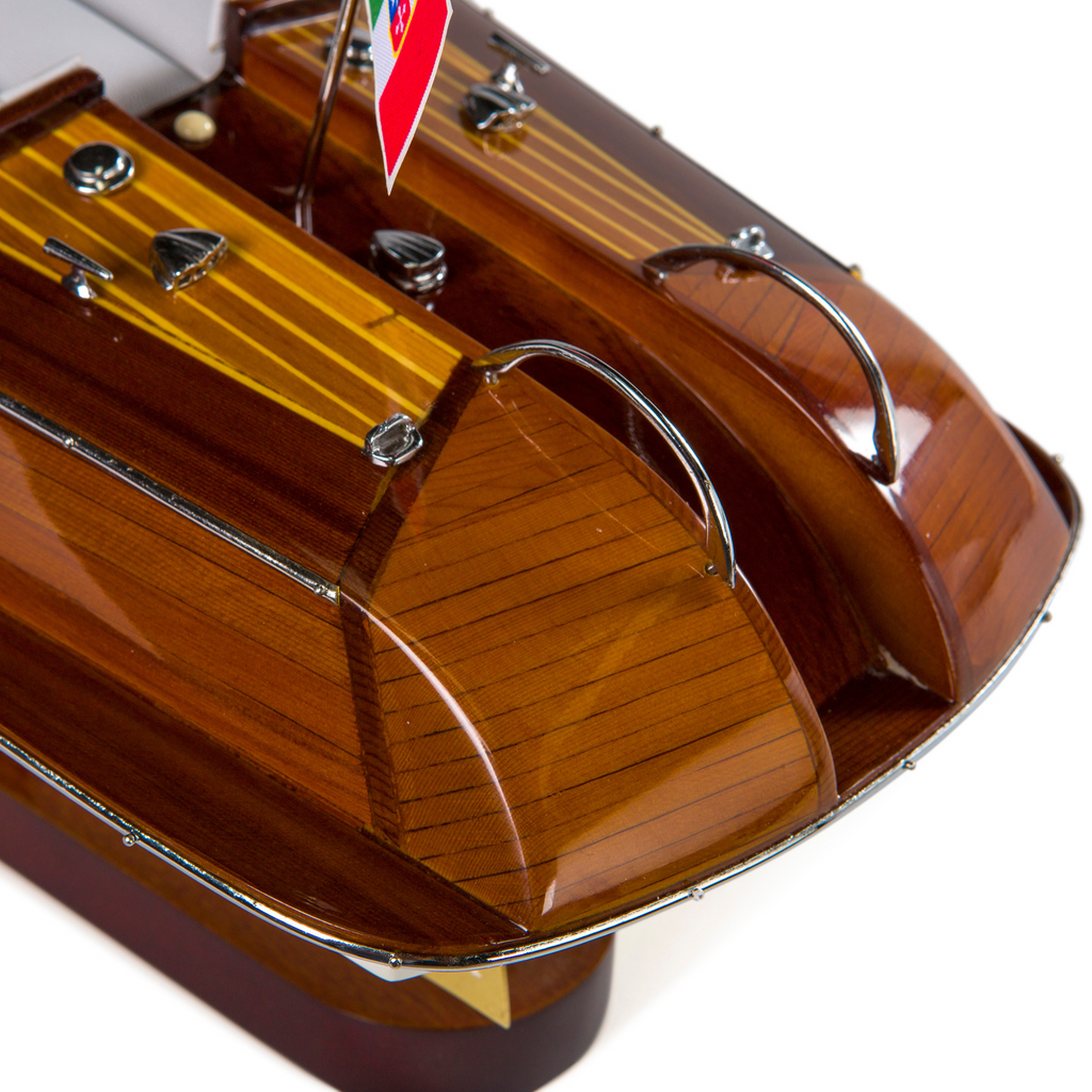 Aquarama Mahogany Boat Model - Gifts for Him - The Well Appointed House