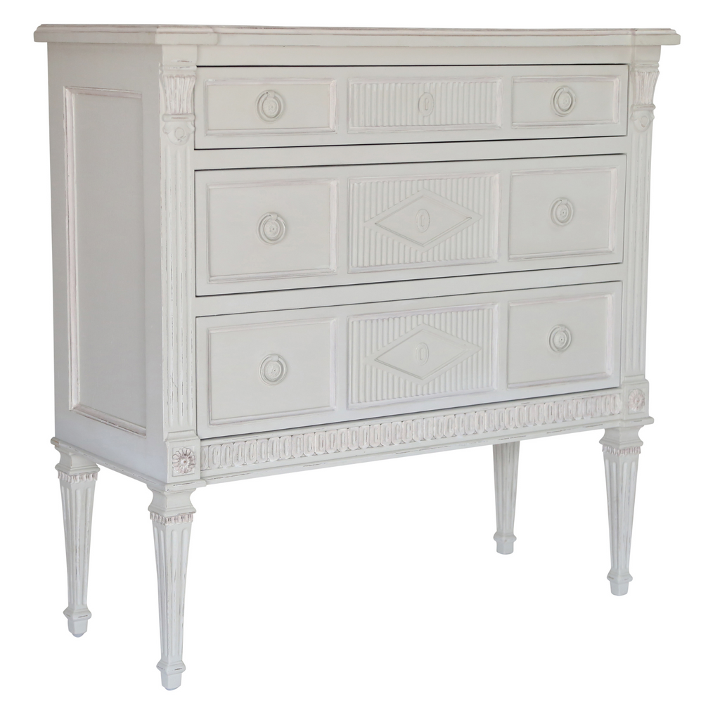 Aria Three Drawer Dresser - The Well Appointed House