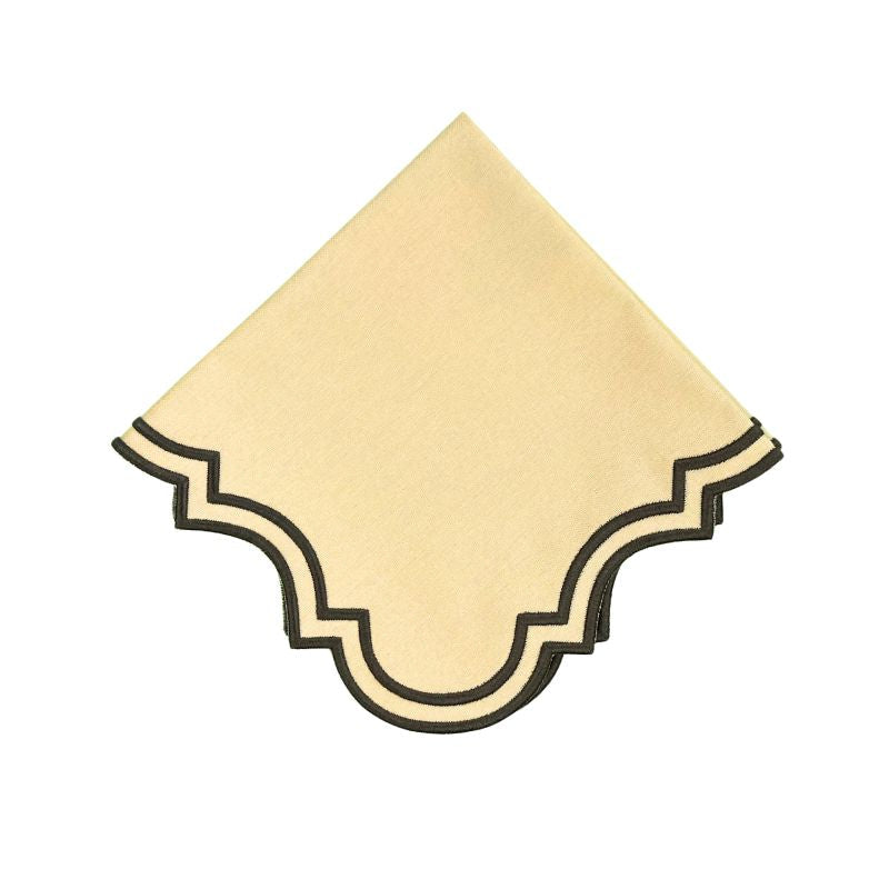 Parker Napkin in Tan/Brown - The Well Appointed House