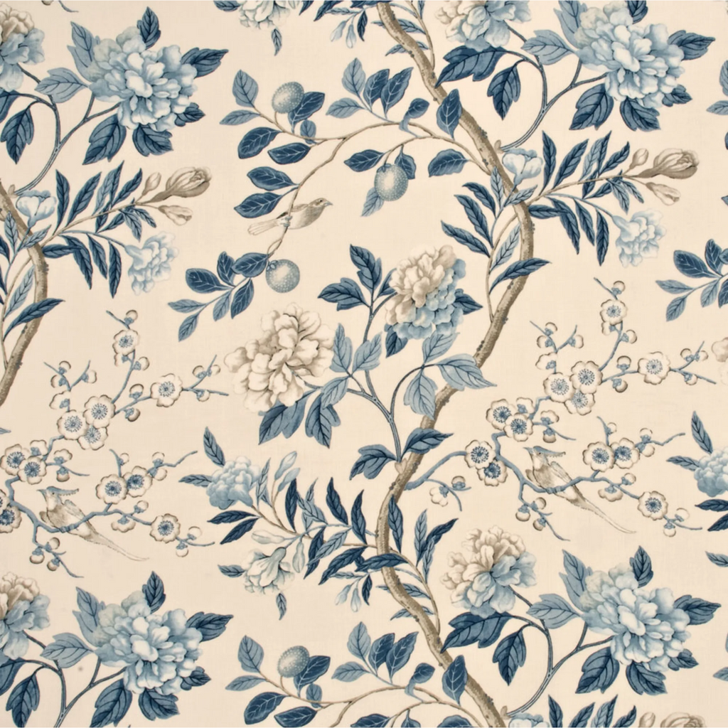 GP&J Baker Emperor's Garden Print Decorative Fabric - The Well Appointed House