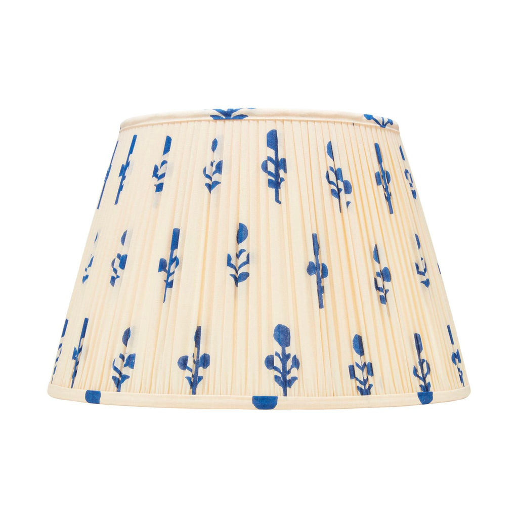 Blue Rose Pleated Lamp Shade - Available in Multiple Sizes-The Well Appointed House