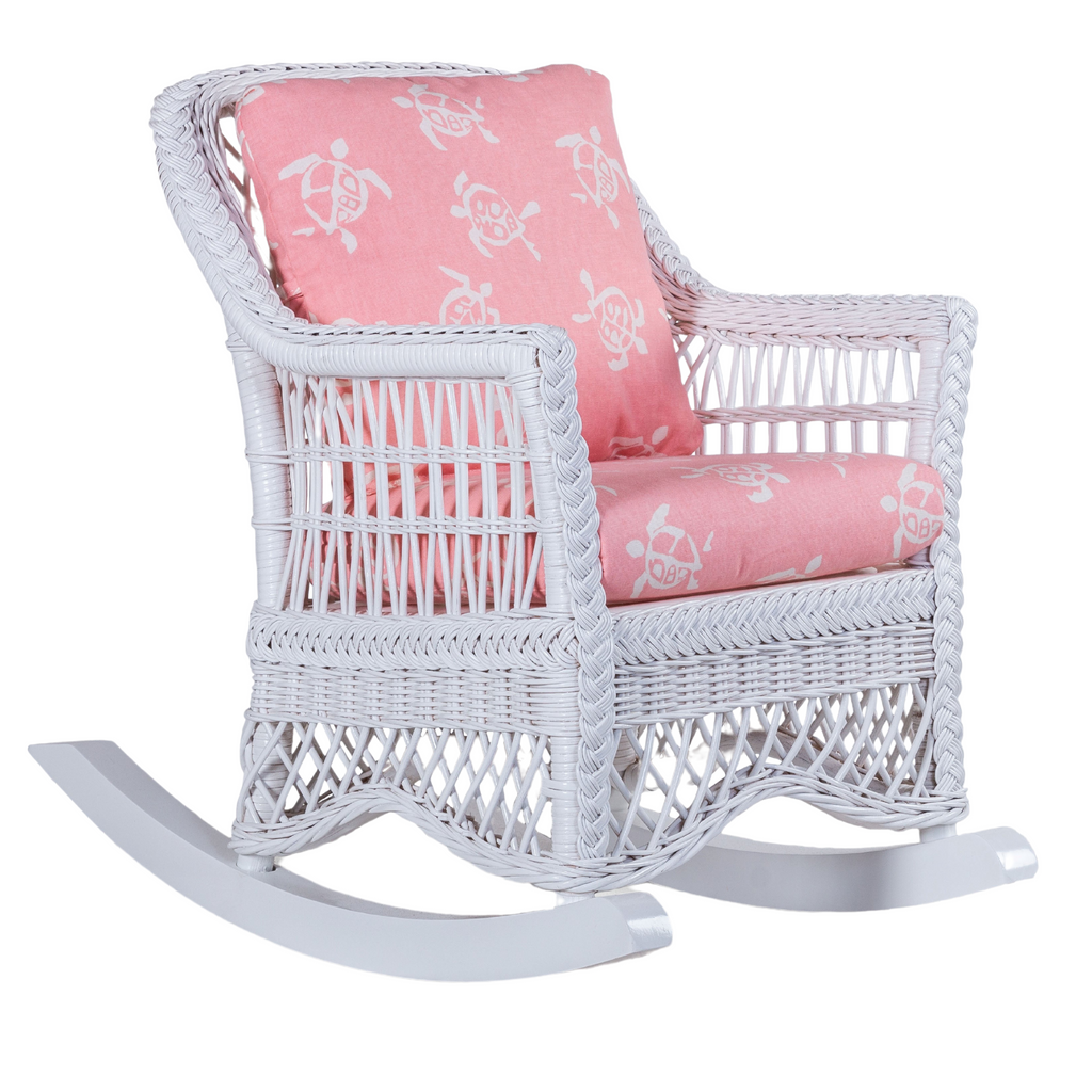 Classic Children's Wicker Rocking Chair - Little Loves Accent Chairs & Stools - The Well Appointed House