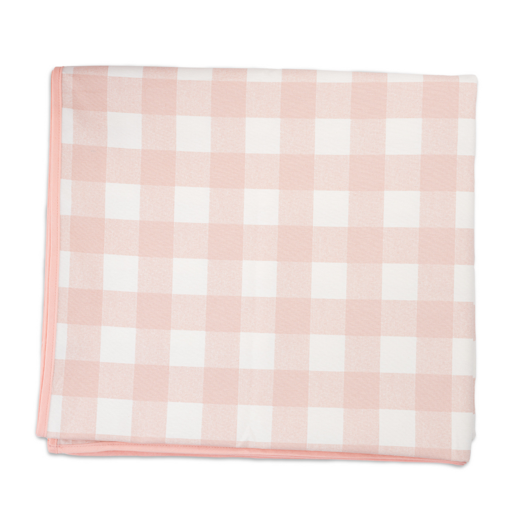 Classic Pink Gingham Tablecloth - The Well Appointed House