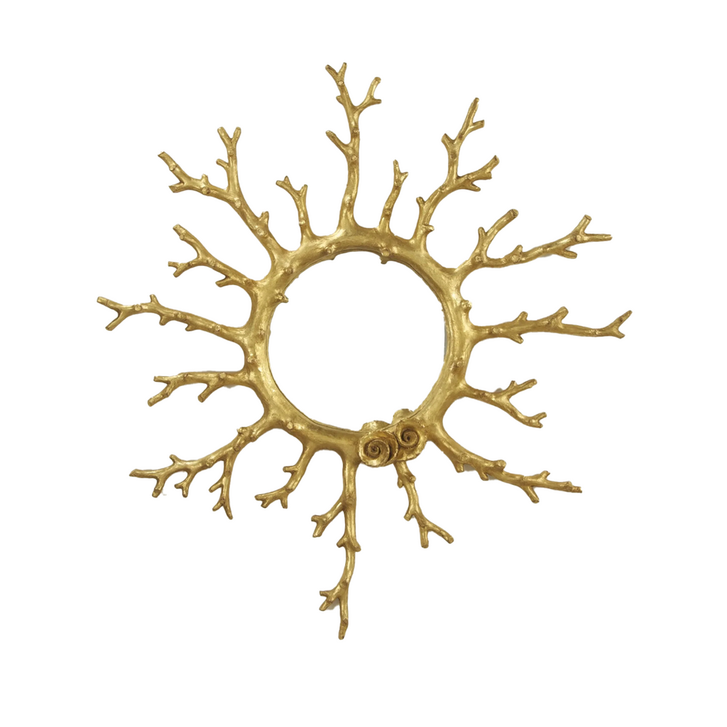 Coral Wreath Wall Mirror-Available in Two Different Finishes - Wall Mirrors - The Well Appointed House