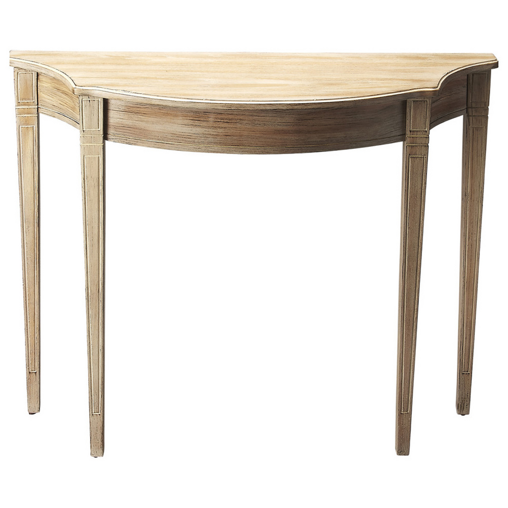 Demilune Driftwood Console Table - The Well Appointed House