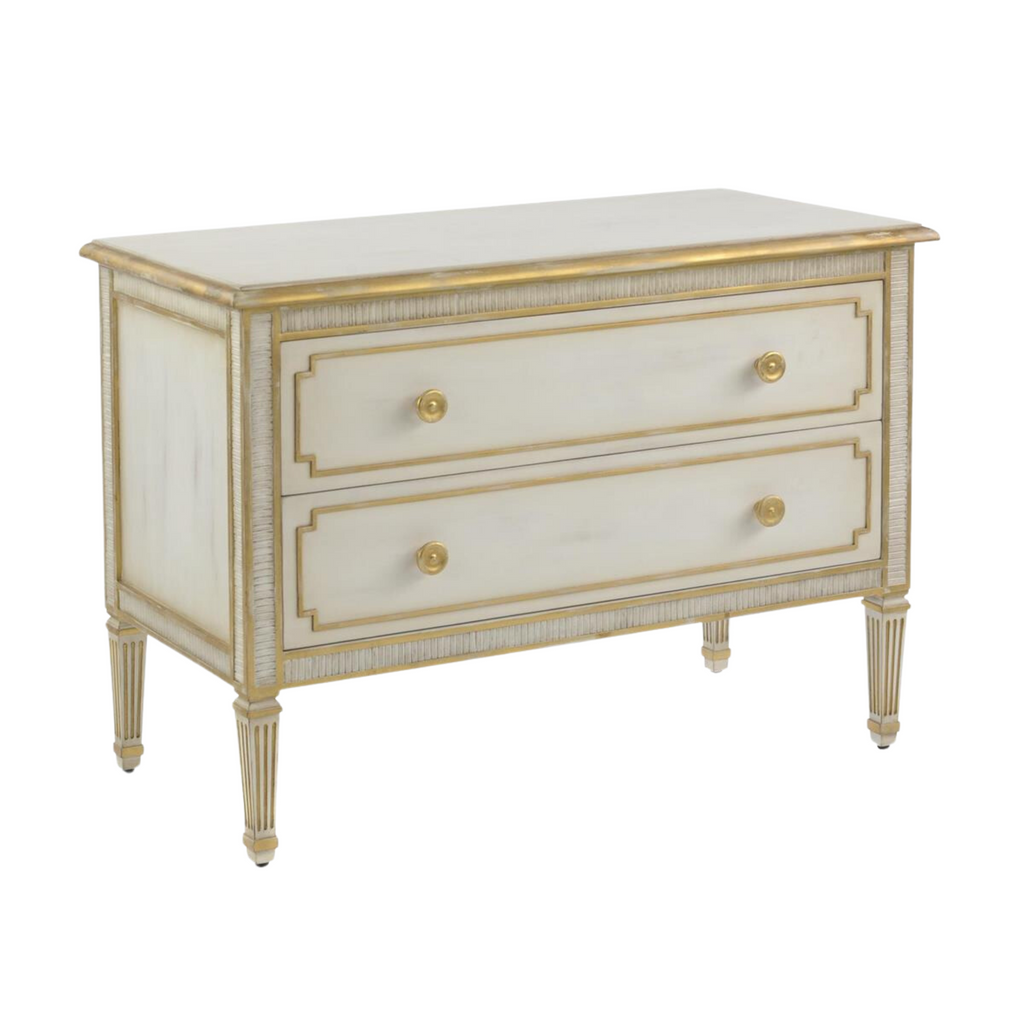 Vallejo Two Drawer Nightstand - The Well Appointed House