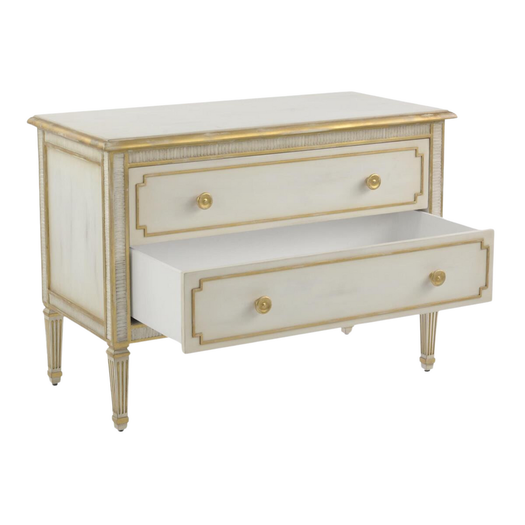 Vallejo Two Drawer Nightstand - The Well Appointed House