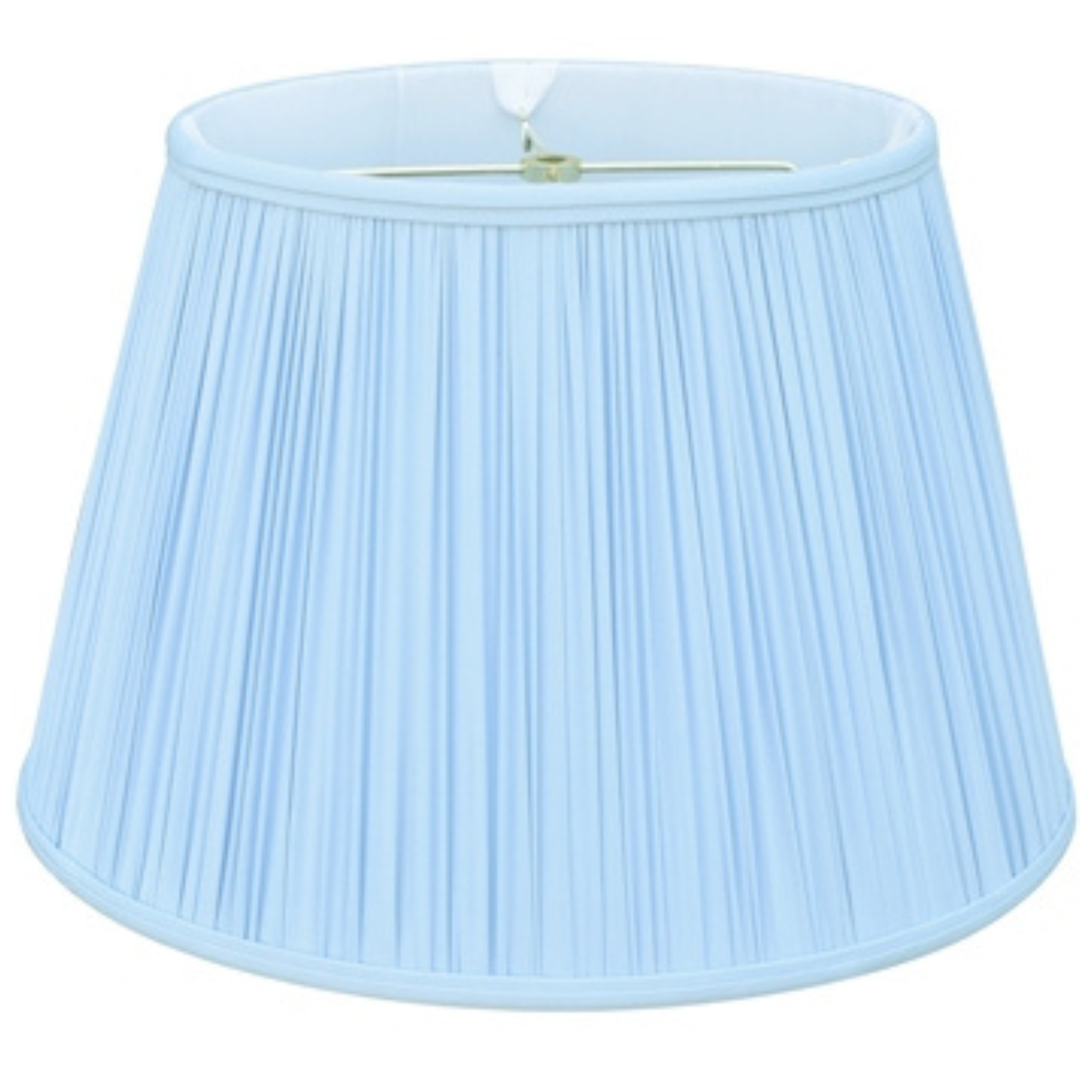 European Empire Hand Free Pleated Lamp Shade in Light Blue – The